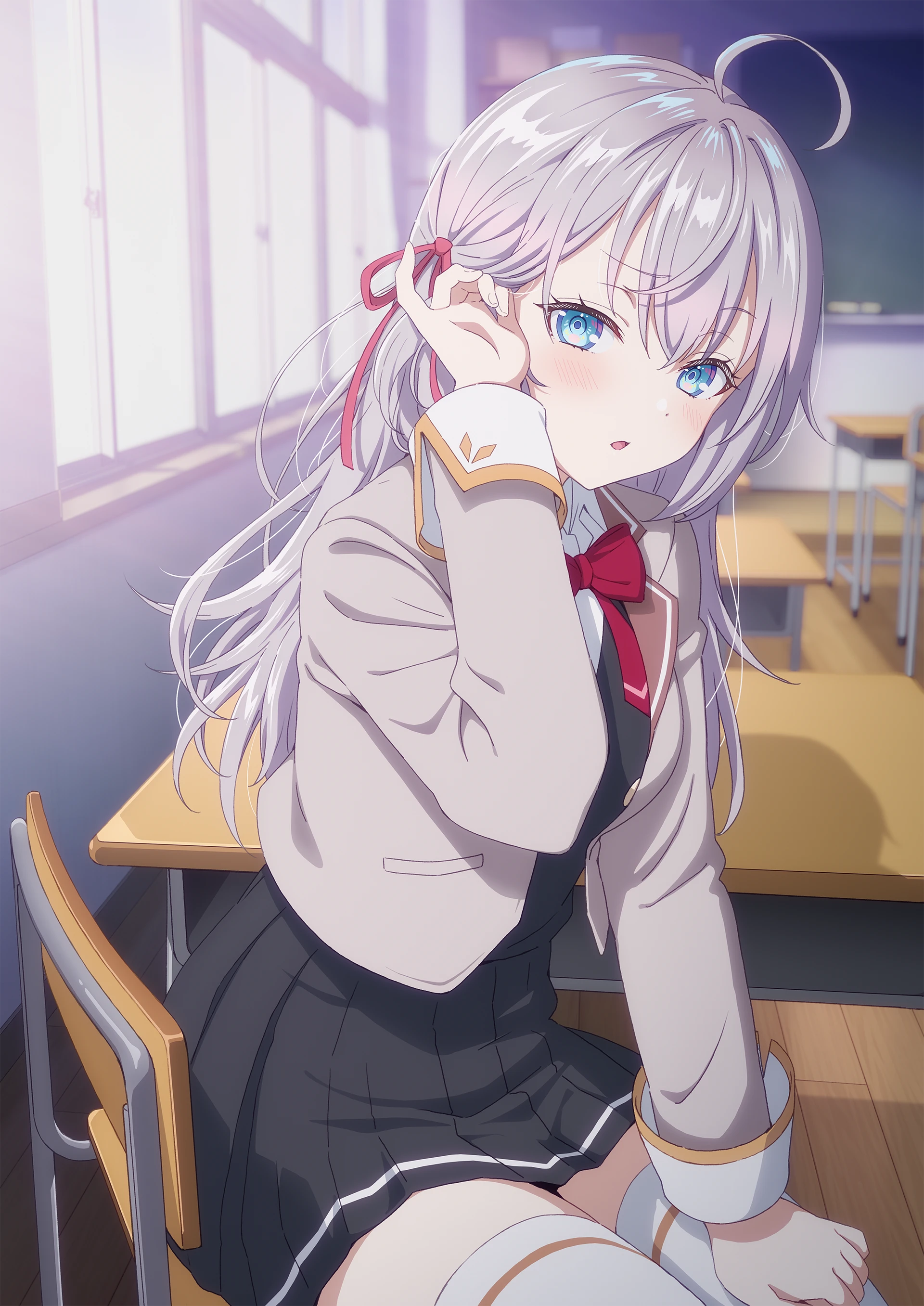 不时用俄语小声说真心话的邻桌艾莉同学的海报-预告海报