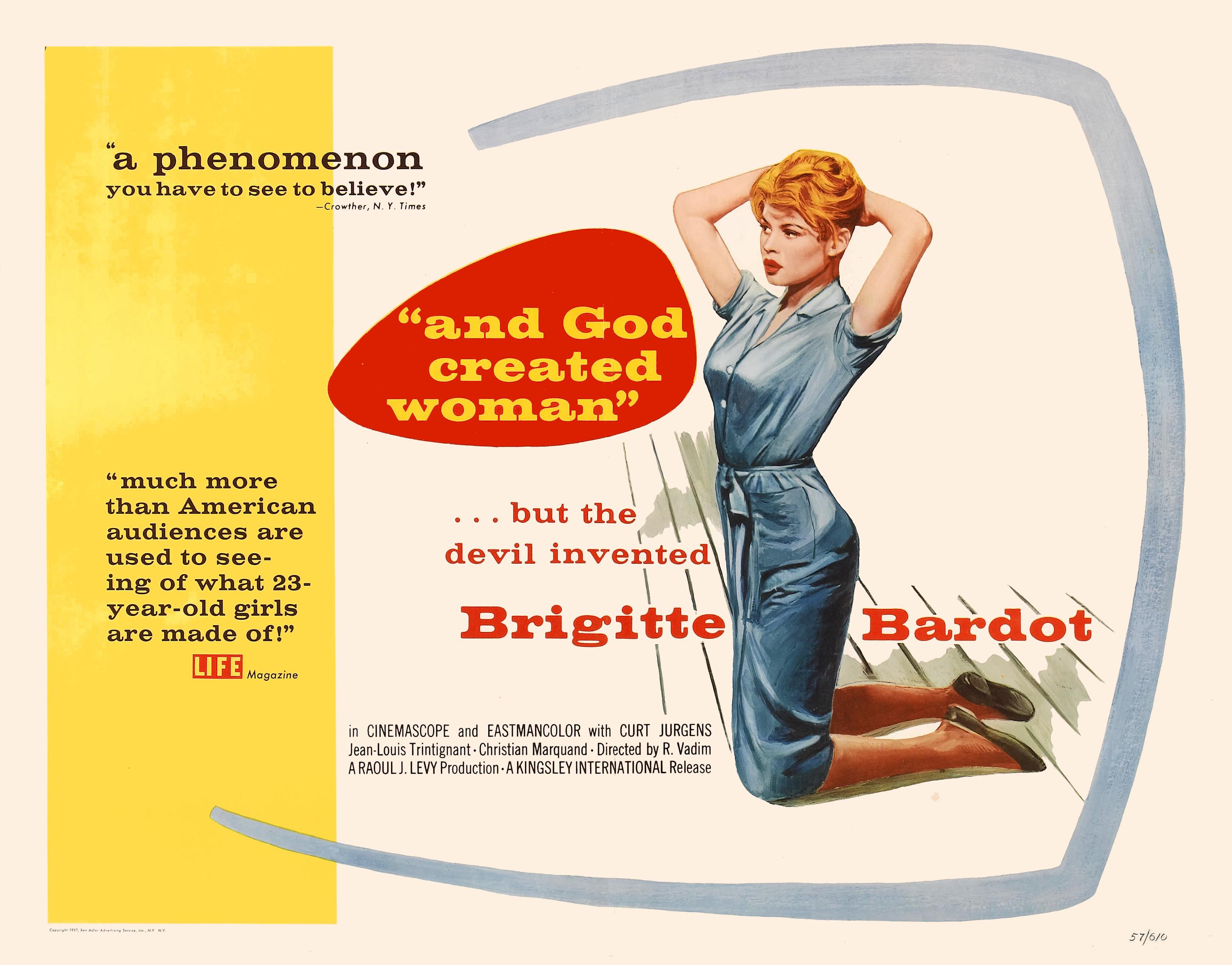 上帝创造女人的海报-正式海报 美国