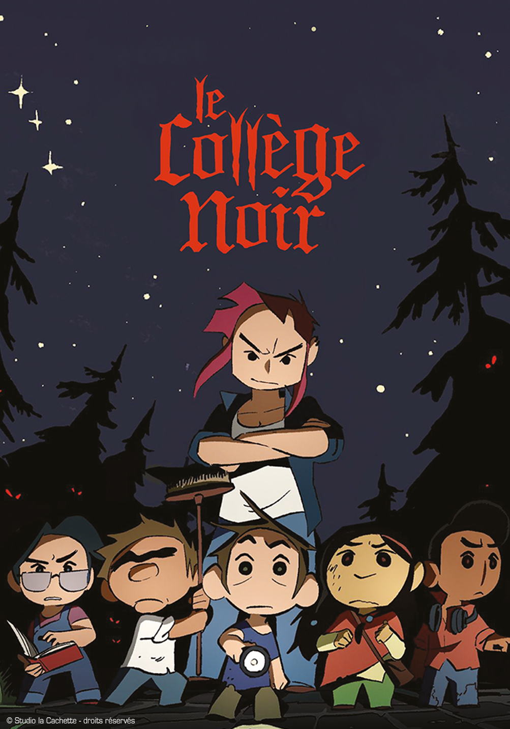 黑暗学院的海报-正式海报 法国