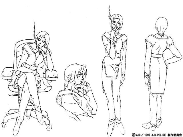 AD特警的海报-角色海报 日本