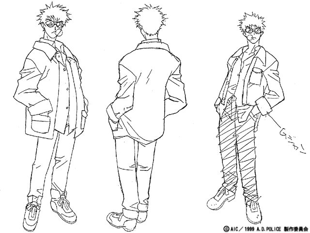 AD特警的海报-角色海报 日本