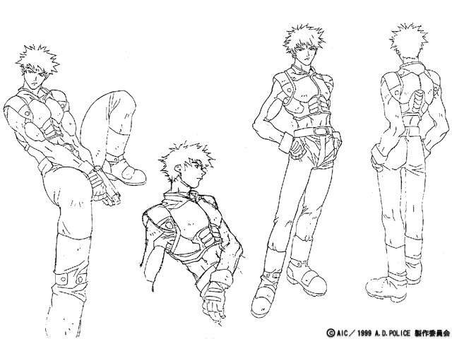 AD特警的海报-角色海报 日本