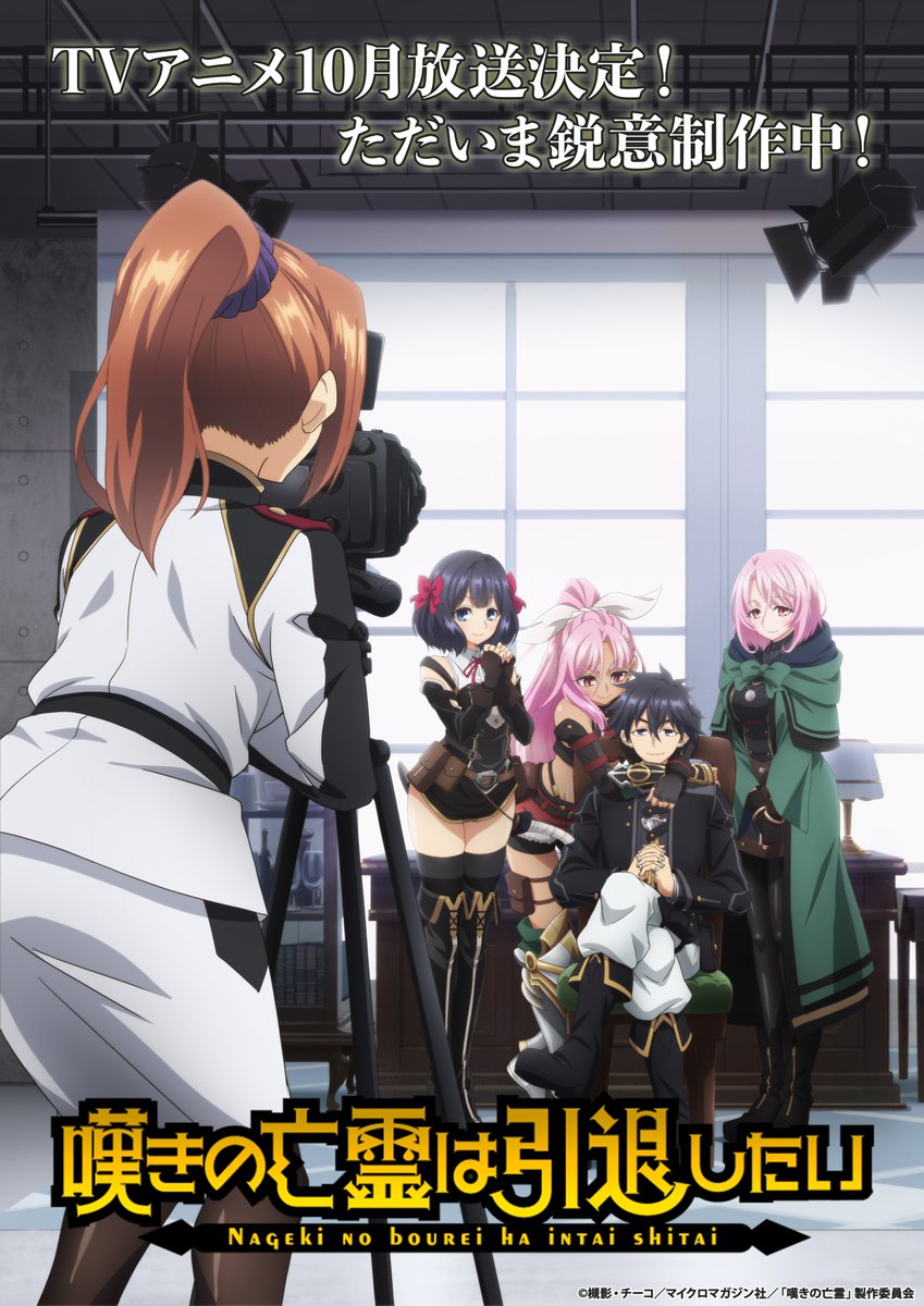 叹息的亡灵好想隐退的海报-预告海报