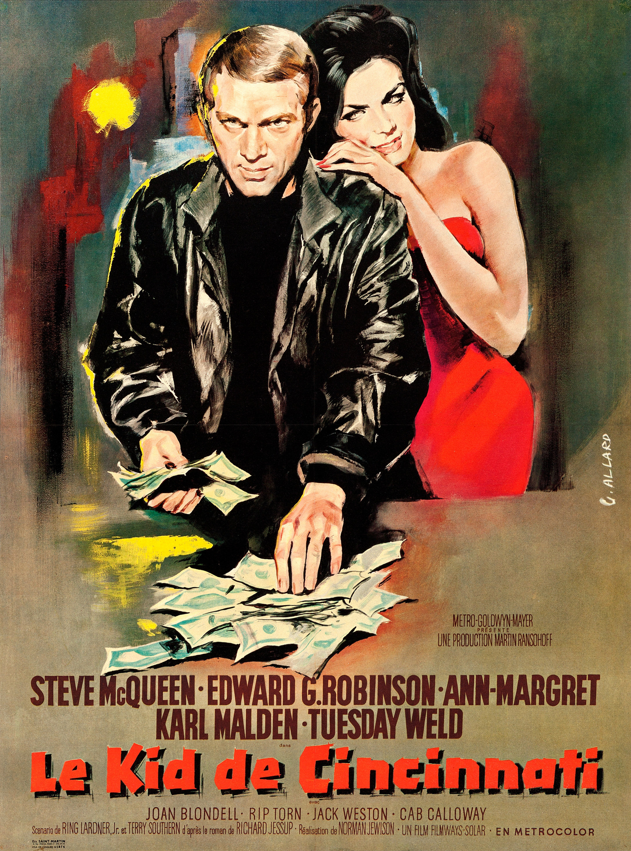 辛辛那提小子的海报-正式海报 法国