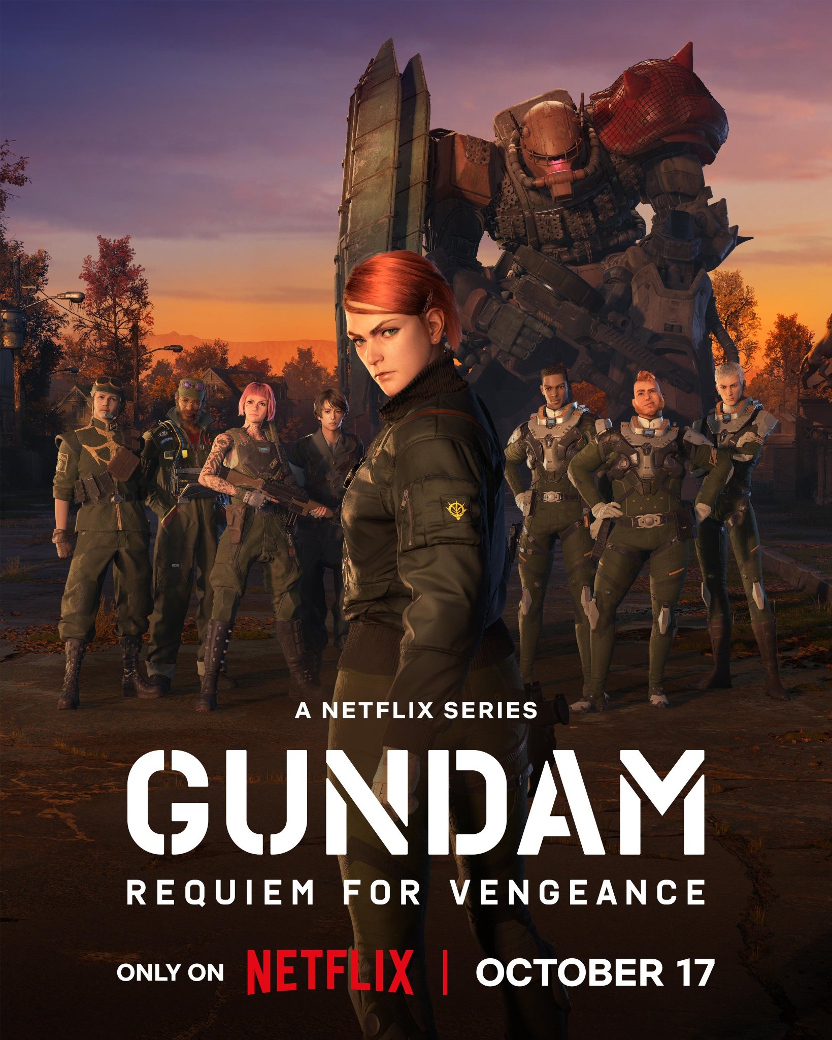 机动战士高达 复仇的镇魂曲的海报-正式海报 美国