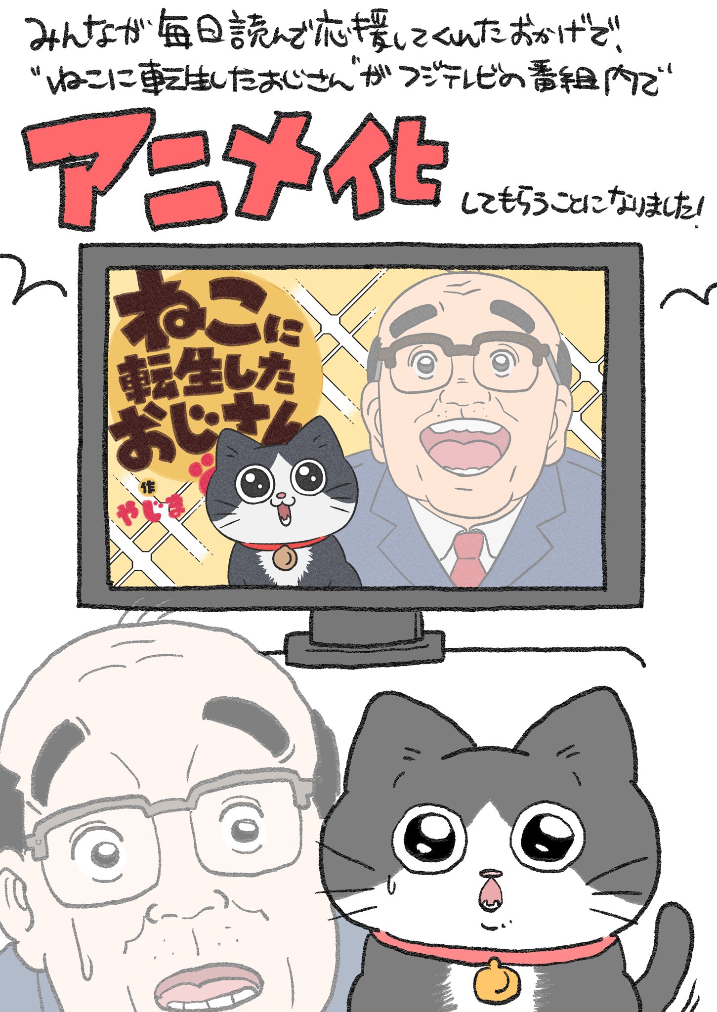 转生成猫的大叔的海报-预告海报