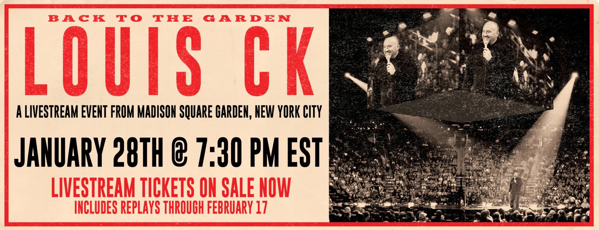 路易·C·K：重返麦迪逊花园的海报-其他海报