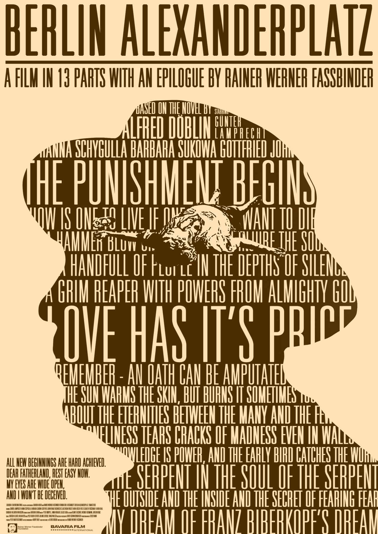 柏林亚历山大广场的海报-正式海报 德国