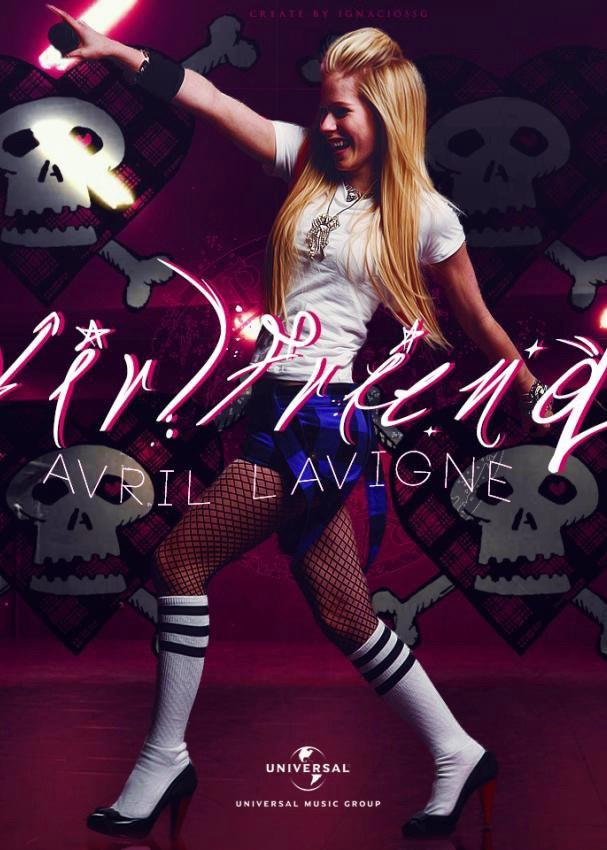 Avril Lavigne: Girlfriend的海报-正式海报