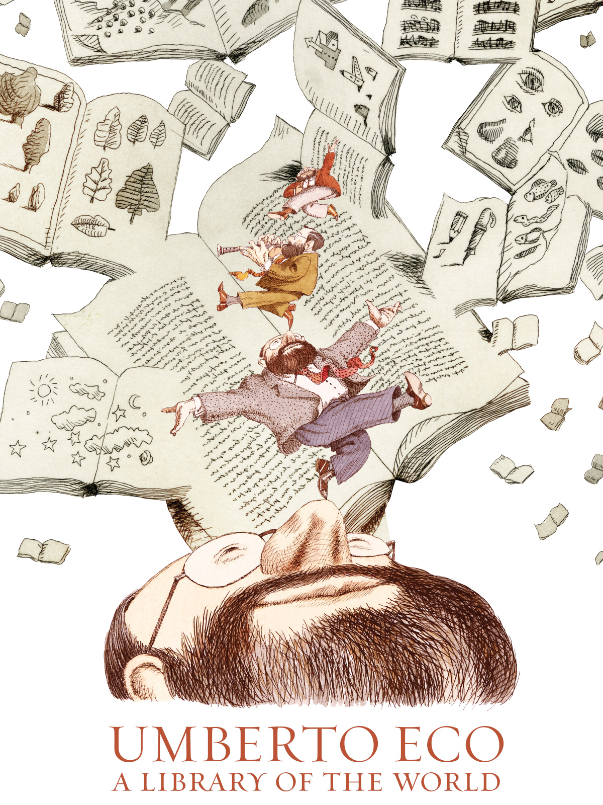 Umberto Eco - La biblioteca del mondo的海报-预告海报