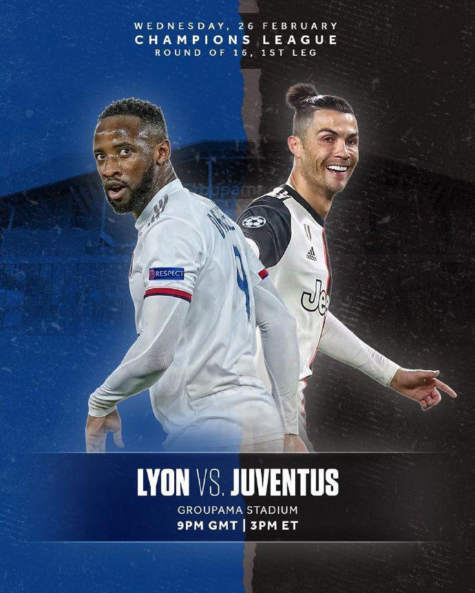 Lyon vs Juventus的海报-正式海报