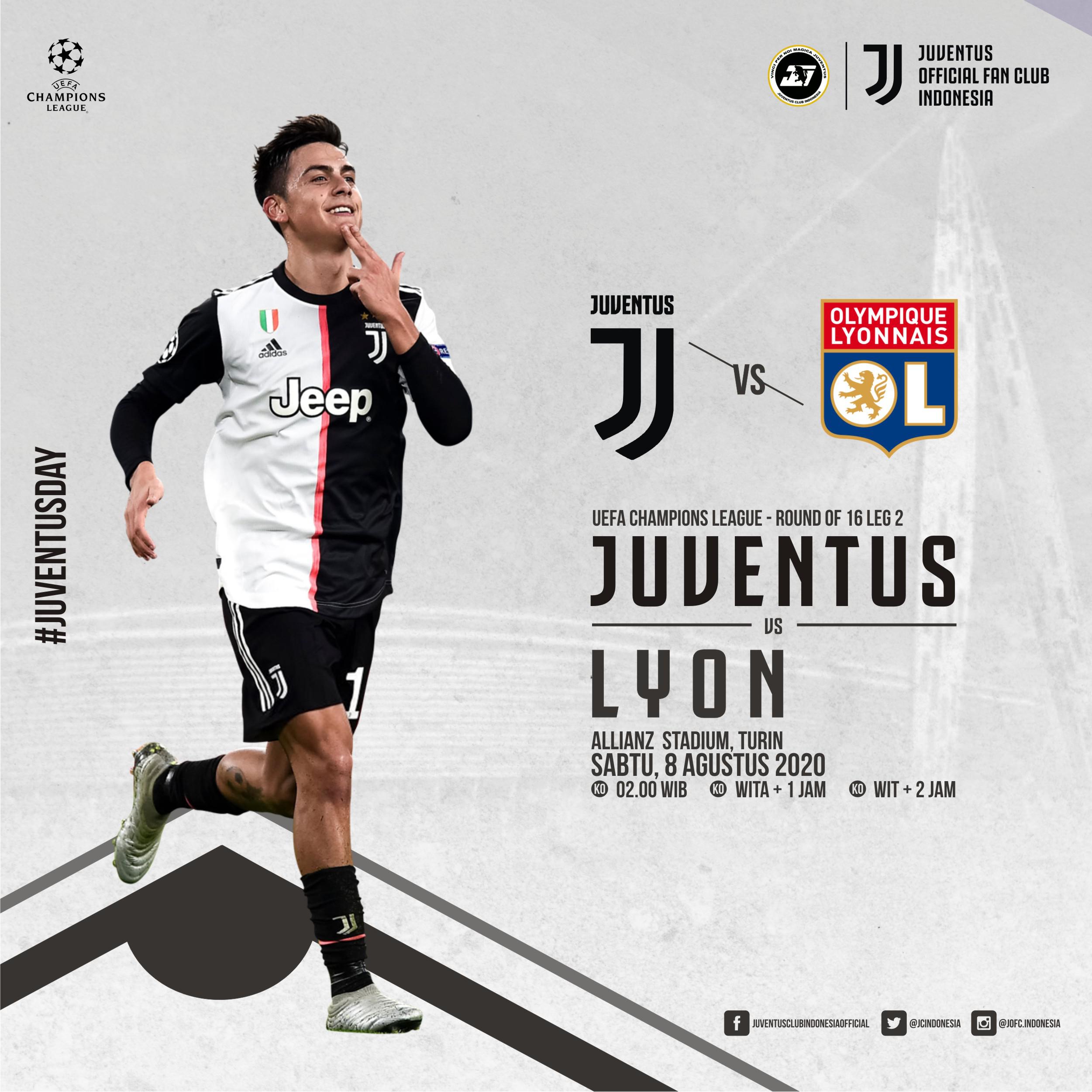 Juventus vs Lyon的海报-正式海报