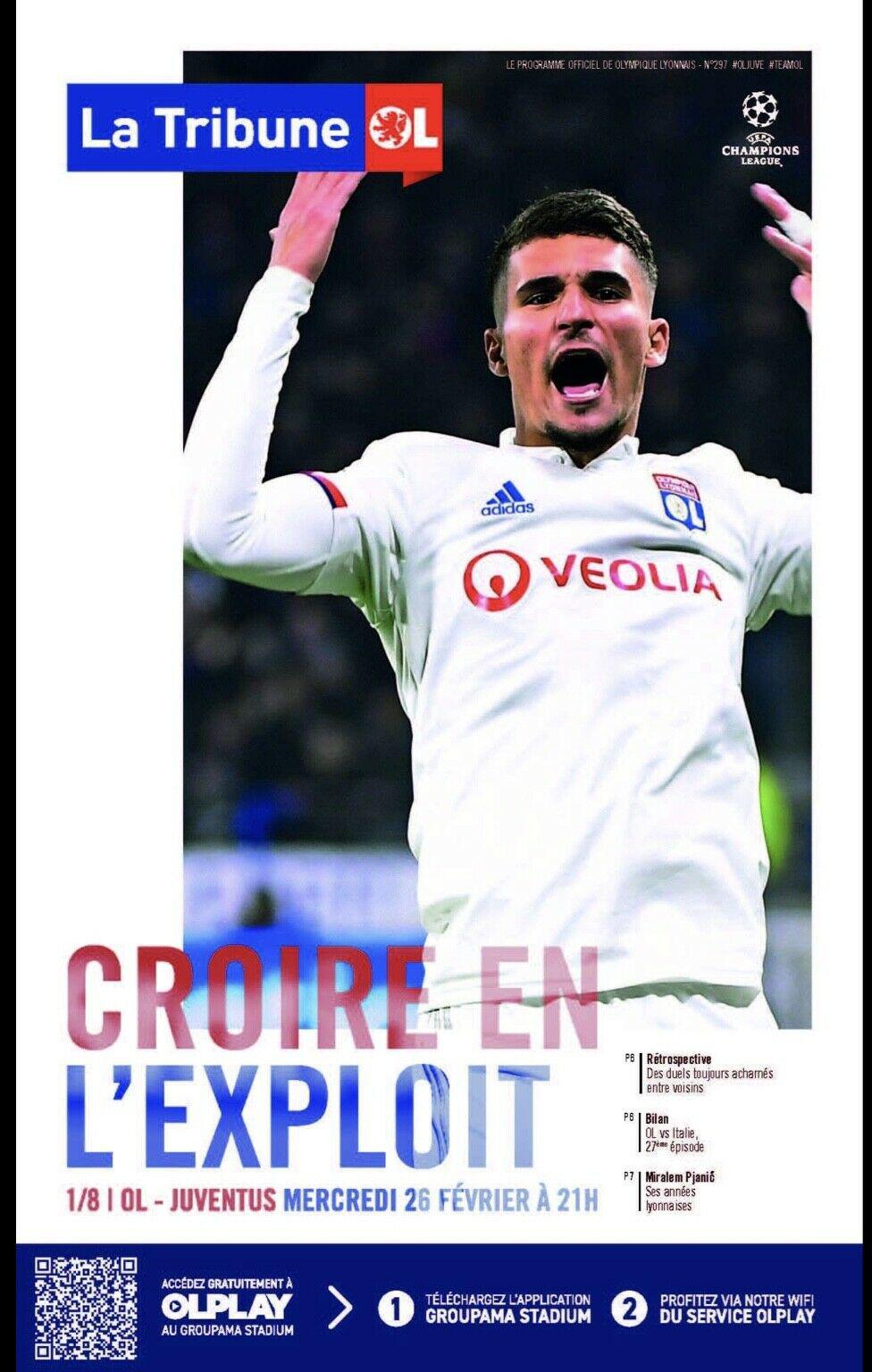 Juventus vs Lyon的海报-正式海报