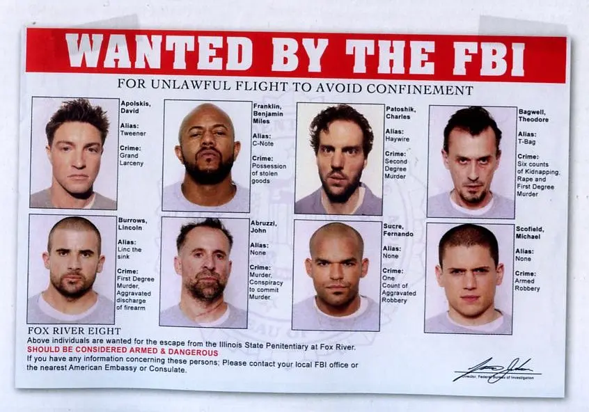 越狱 第一季的海报-角色海报