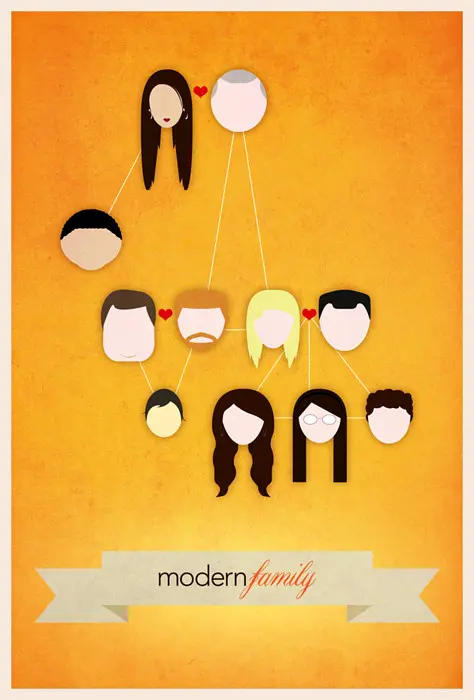 摩登家庭 第一季的海报-其他海报
