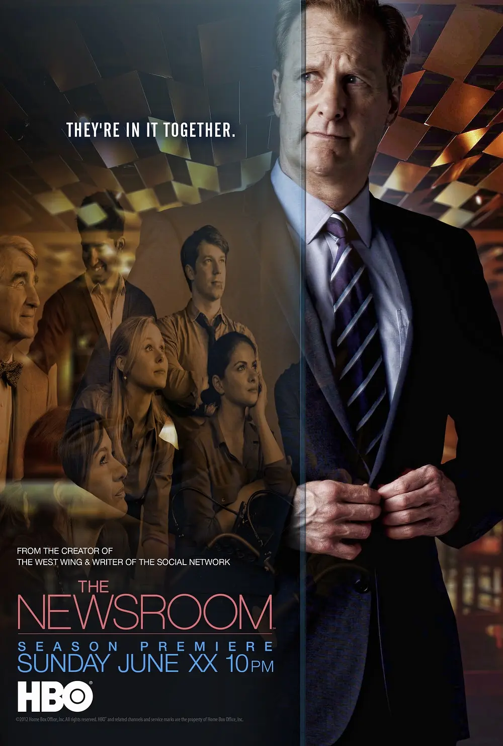 新闻编辑室 第一季的海报-预告海报 美国