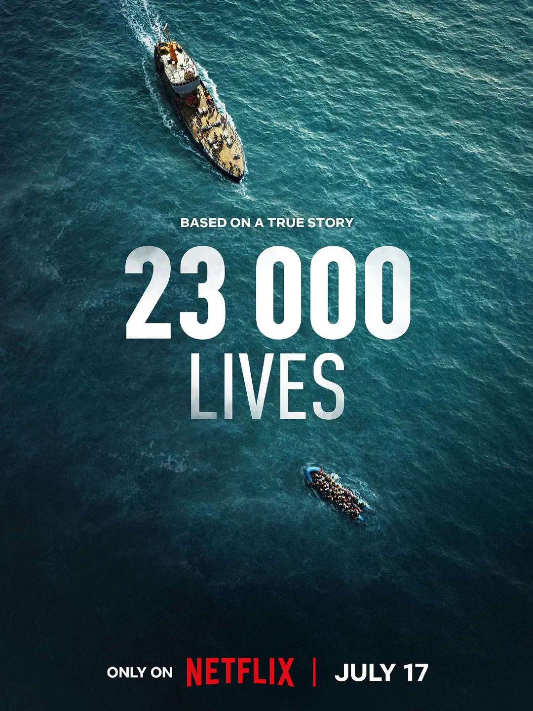 23000条生命的海报-正式海报 美国