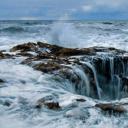 俄勒冈海岸佩蓓角的雷神之井 (© Cavan Images/Offset by Shutterstock)(20210311)