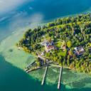 鸟瞰博登湖上的迈瑙岛，德国 (© Amazing Aerial Agency/Offset by Shutterstock)(20210503)