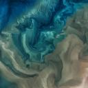 注入海中的马更些河，加拿大 (© Norman Kuring, GSFC/NASA/USGS Landsat)(20210926)
