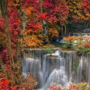 Khuean Srinagarindra国家公园的Huay Mae Khamin瀑布,泰国 (© Casper1774Studio/Getty Images)(20211007)