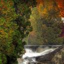 Pont Rouge (Red Bridge) over the Palmer River in Sainte-Agathe-de-Lotbinière, Quebec, Canada (© Jean Surprenant/Getty Images)(20211105)