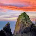 日出时的麦克拱岩，俄勒冈南海岸 (© Dennis Frates/Alamy)(20211107)