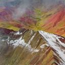 被白雪覆盖的彩虹山，秘鲁 (© Jude Newkirk/Amazing Aerial Agency)(20211129)