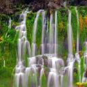 千泉州立公园的瀑布，美国爱达荷州 (© knowlesgallery/Getty Images)(20220322)