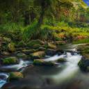 旺阿雷自然保护区里的旺阿雷瀑布，新西兰北岛 (© Nathan Kavumbura/Getty Images)(20220402)